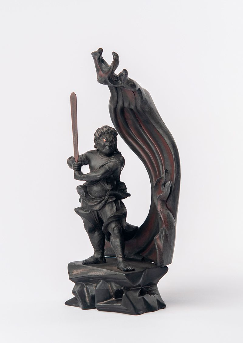 Miyamoto Musashi Fudo Myo-o (Acala) (宮本武蔵 不動明王立像(1/2))